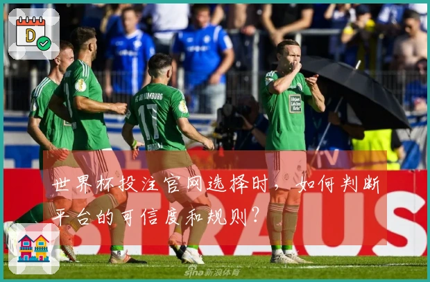 世界杯投注官网选择时，如何判断平台的可信度和规则？