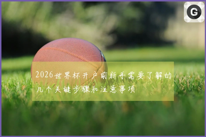 2026世界杯开户前新手需要了解的几个关键步骤和注意事项
