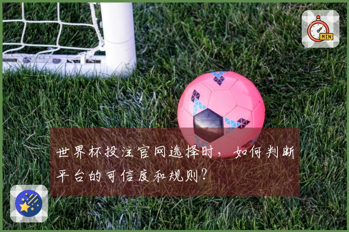 世界杯投注官网选择时，如何判断平台的可信度和规则？