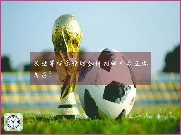买世界杯竞猜时如何判断平台正规与否？